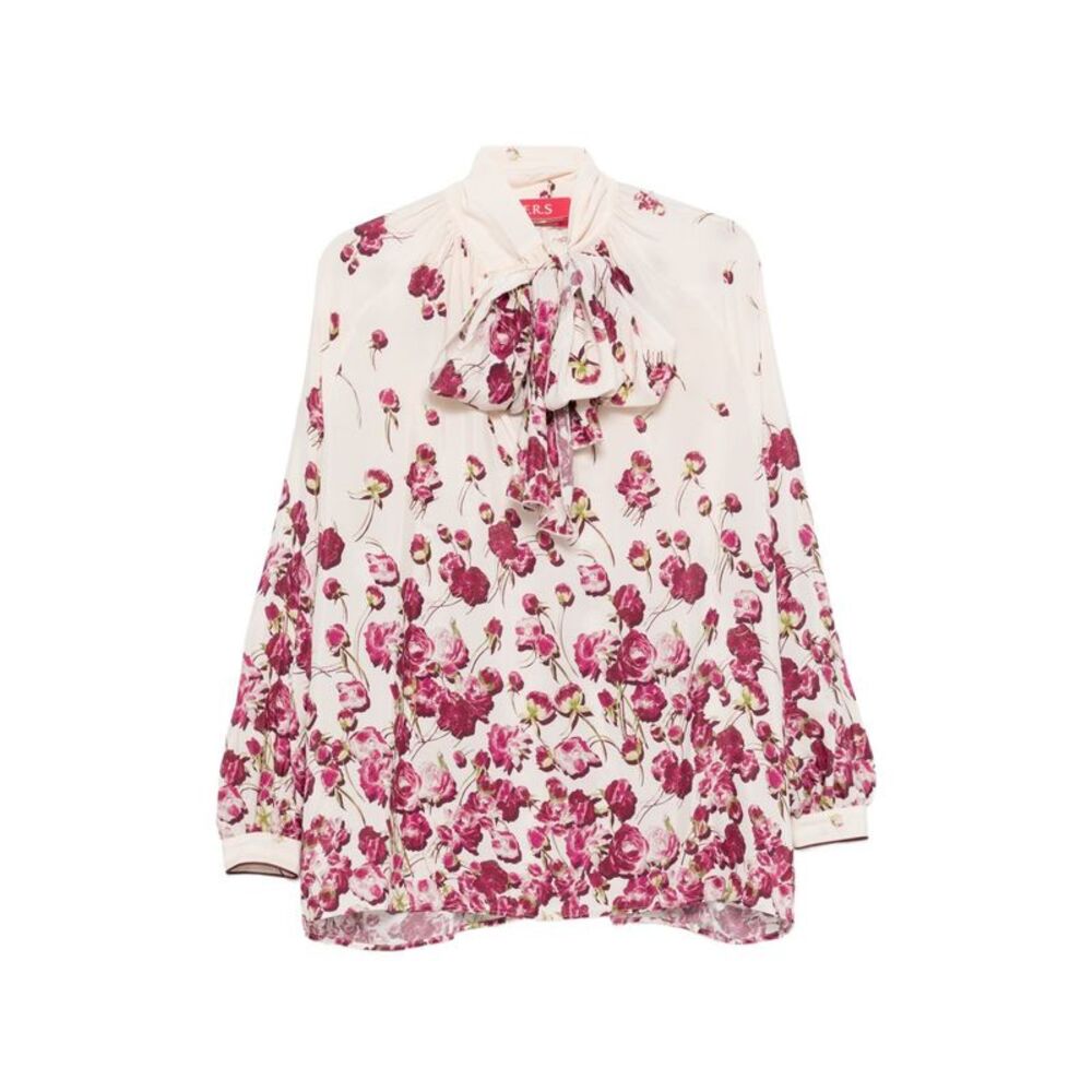 For Restless Sleepers Women Silk Blend Printed Shirt